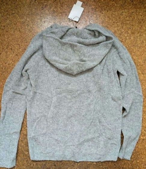 【Theory】未使用タグ付 フード セーター パーカー グレー Sサイズ