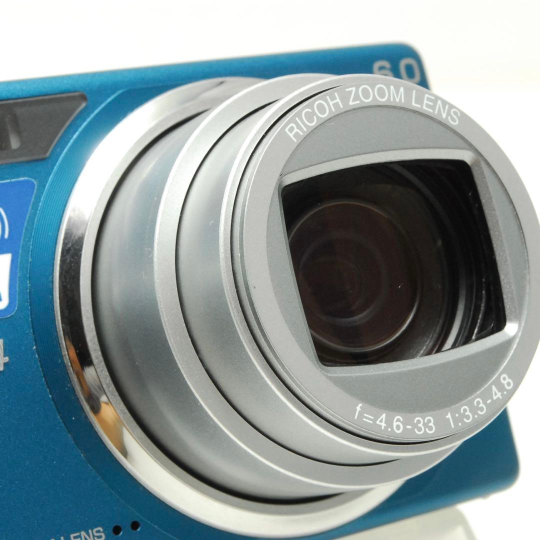 RICOH Caplio R4❤️スマホ転送 ブルー 動作確認済 リコー コンデジ