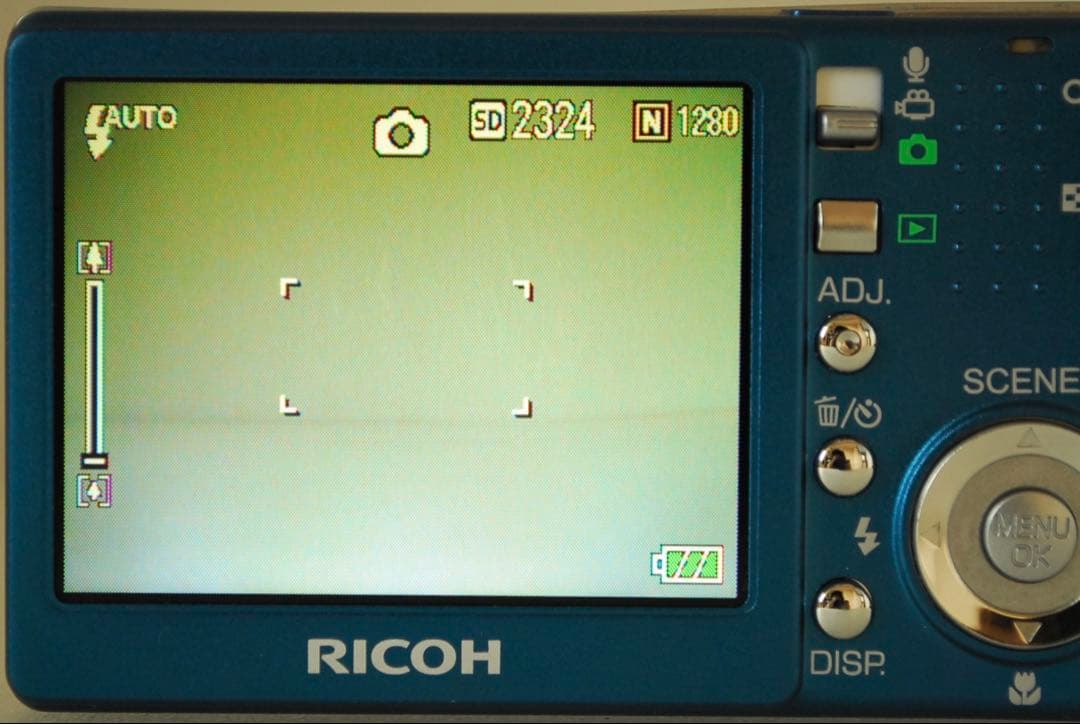 RICOH Caplio R4❤️スマホ転送 ブルー 動作確認済 リコー コンデジ