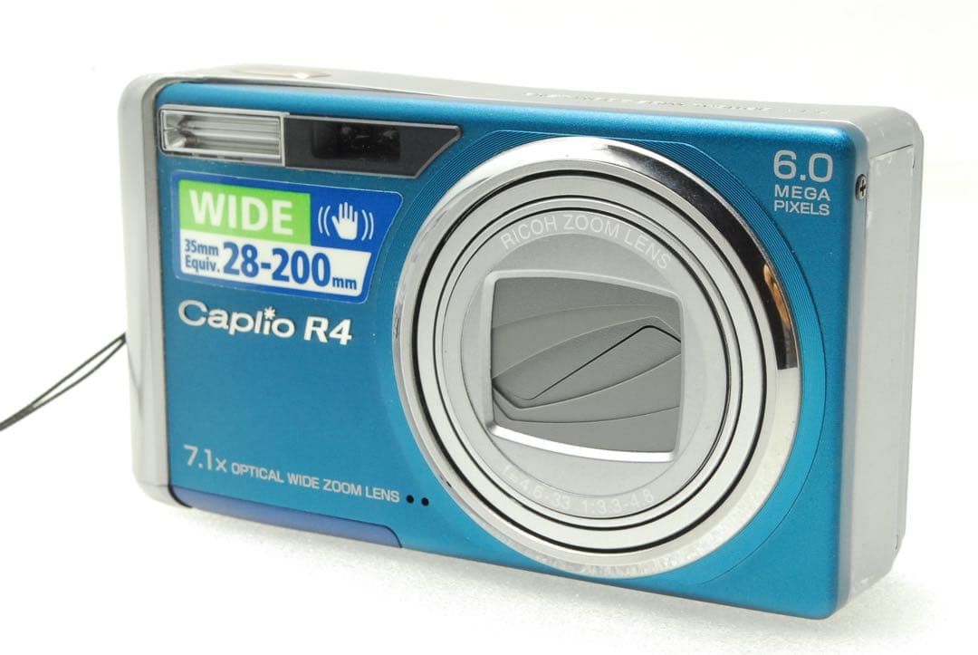RICOH Caplio R4❤️スマホ転送 ブルー 動作確認済 リコー コンデジ