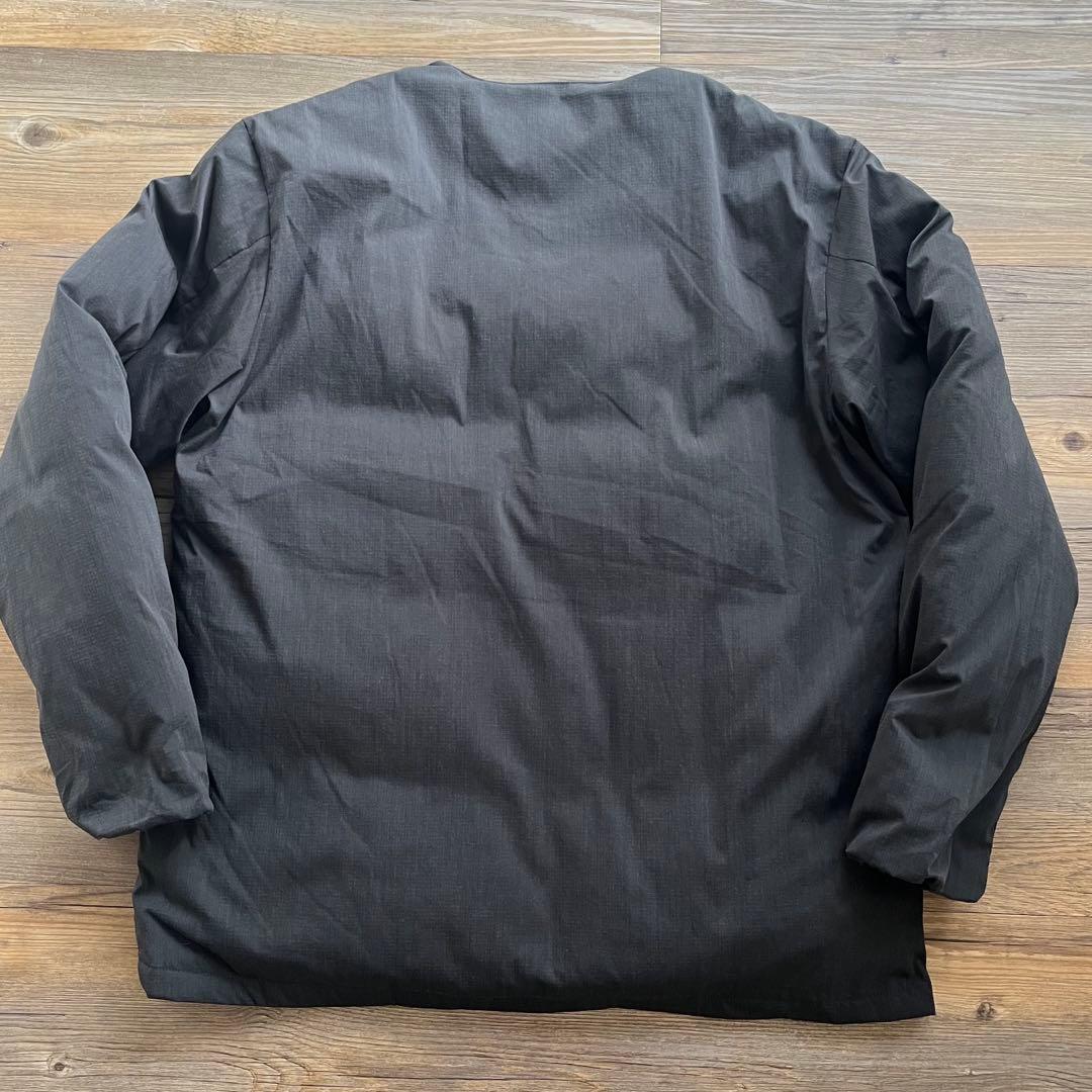 NANGA ヒノックリップストップ インナーダウン カーディガン　ナンガ　XL