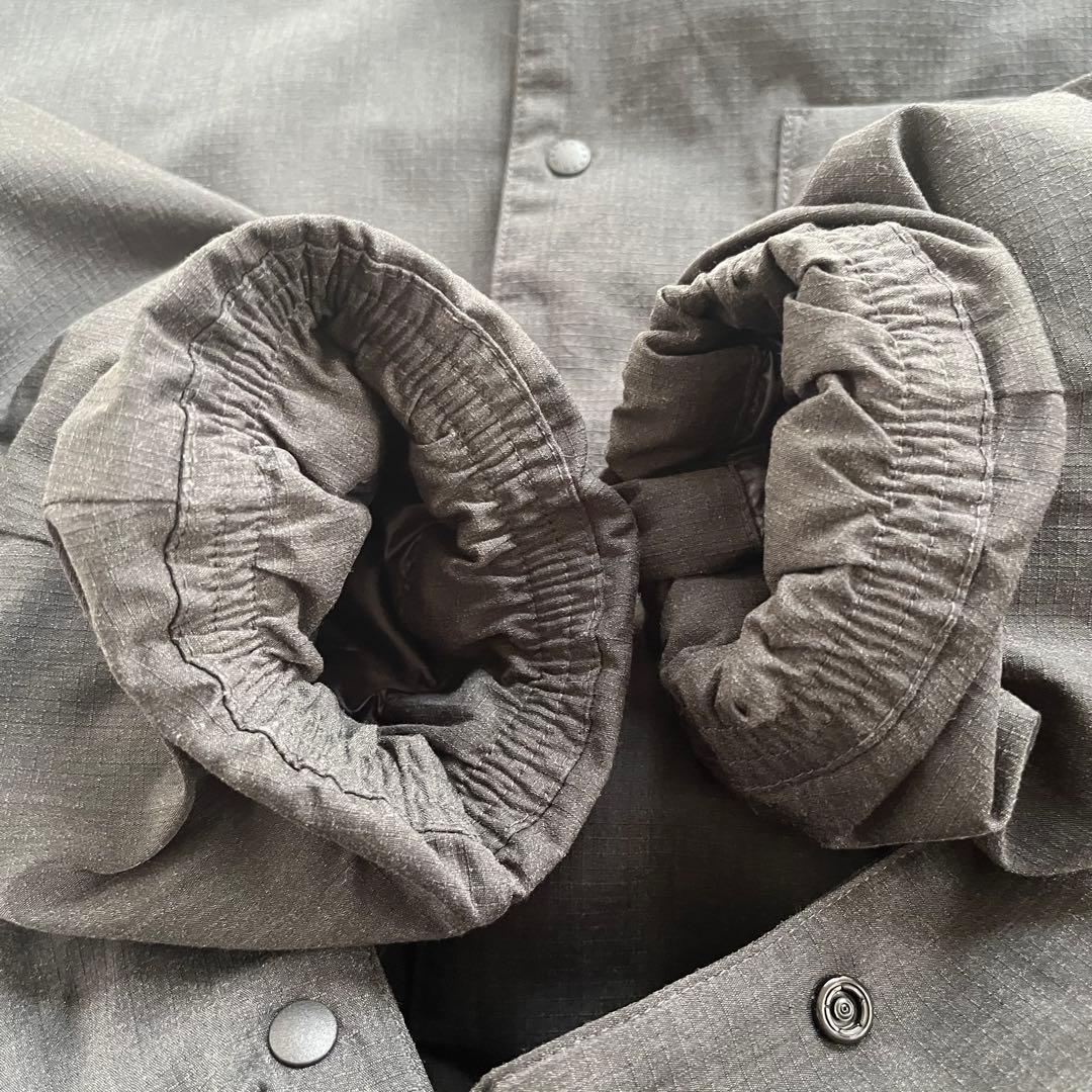 NANGA ヒノックリップストップ インナーダウン カーディガン　ナンガ　XL