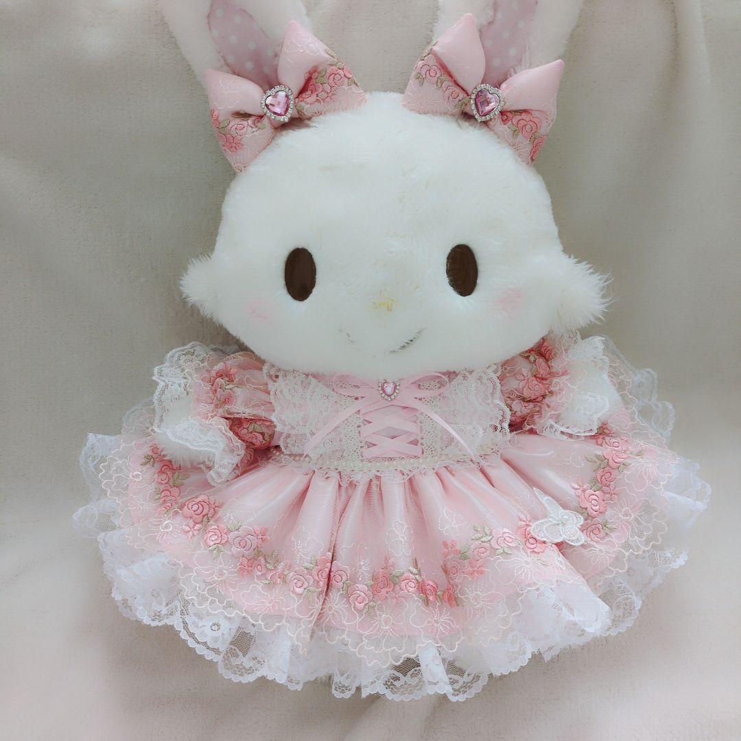 ウィッシュミーメルコスチューム　メルメルドール　小薔薇のピンク系コス 1476