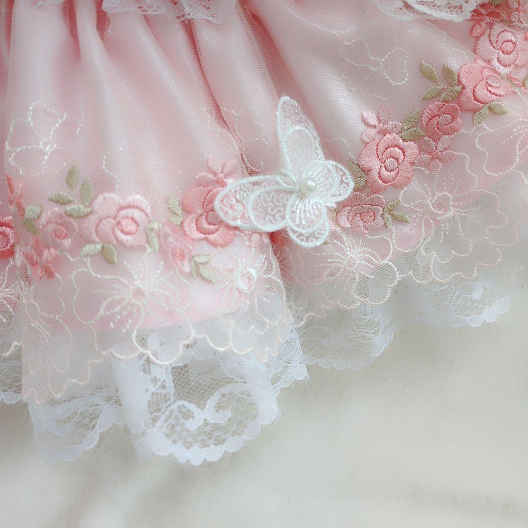 ウィッシュミーメルコスチューム　メルメルドール　小薔薇のピンク系コス 1476