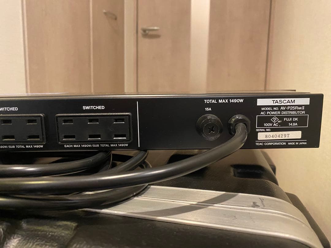 TASCAM AV-P25R mk2 パワーディストリビューター タスカム