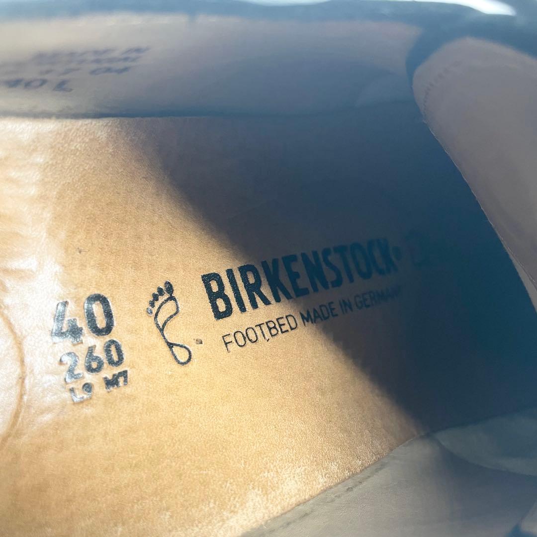 BIRKENSTOCK TIMMINS 革靴 uチップ レザー 黒 26.0cm