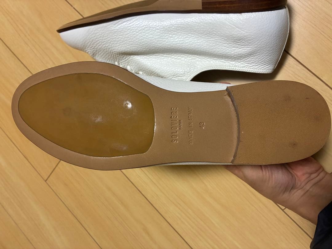 未使用　SOLOVIERE ソロヴィエール　レザーシューズ