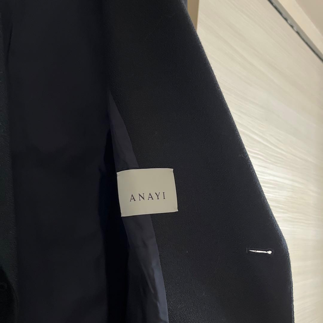 美品 ANAYI アナイ バスケットツイードダブル ジャケット