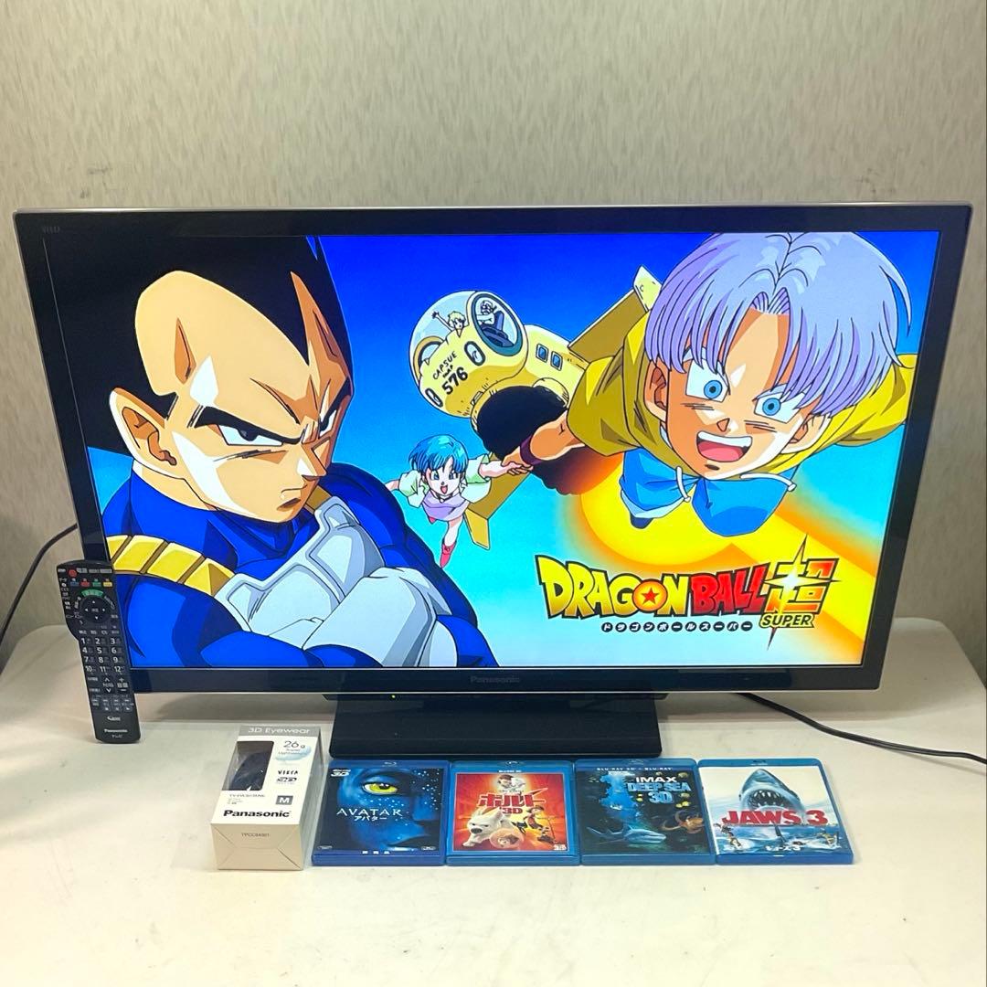津軽天将 3D対応 37型 パナソニックLED液晶テレビ 多数おまけ付き