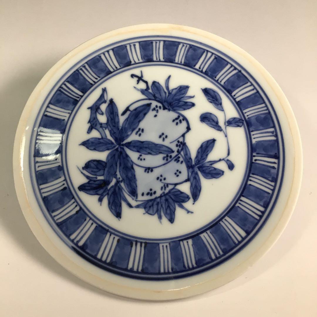 Ｒ１１７　皆具　『平安　昭阿弥造』『青華祥瑞腰捻』『台子皆具』　共箱　茶道具