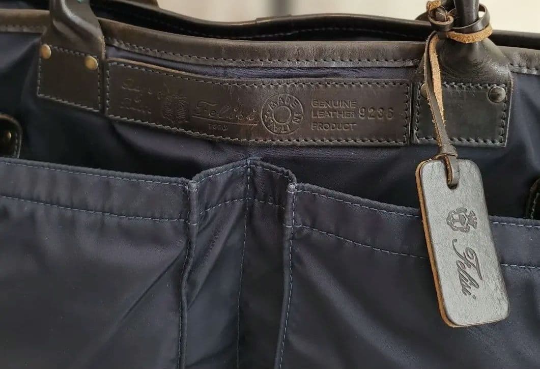 ⭐美品⭐Felisi ブリーフケース 9236/DS ネイビー ブラック