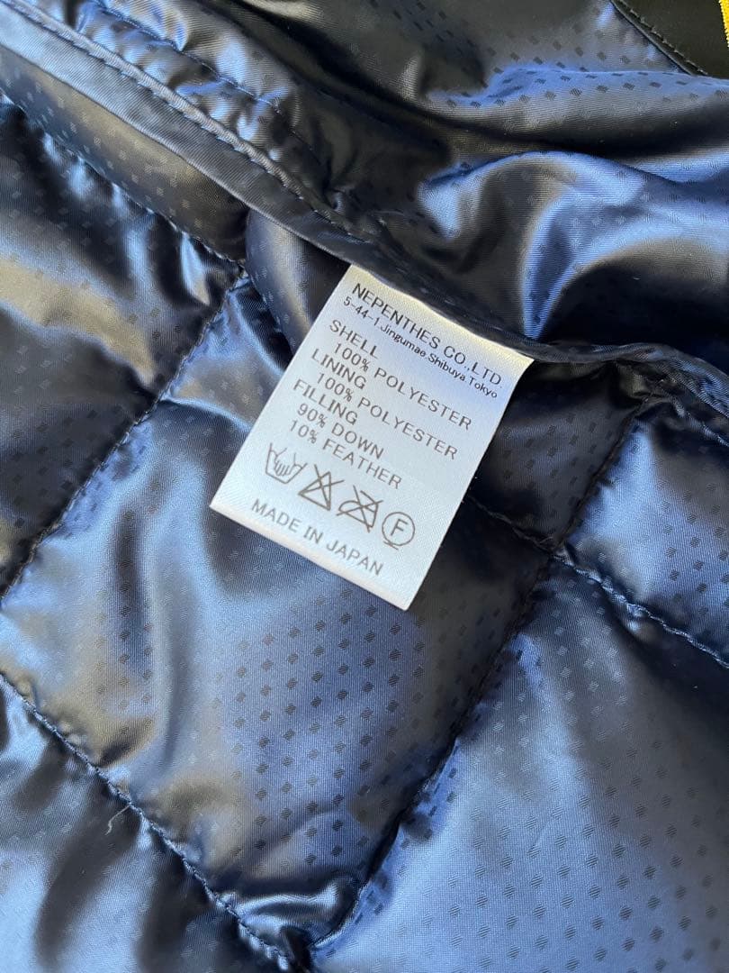 Needles CHINA BUネイビー ダウンジャケット ネイビーMサイズ