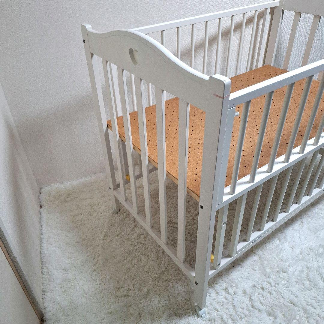 【送料無料】石塚家具 スリーピー ハイ&ロー2wayベビーベッド ハイタイプ