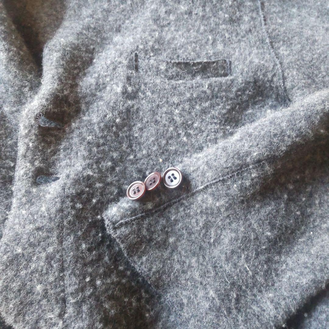 UNDERCOVER アンダーカバー　ダークグレーニット ジャケットサイズ３