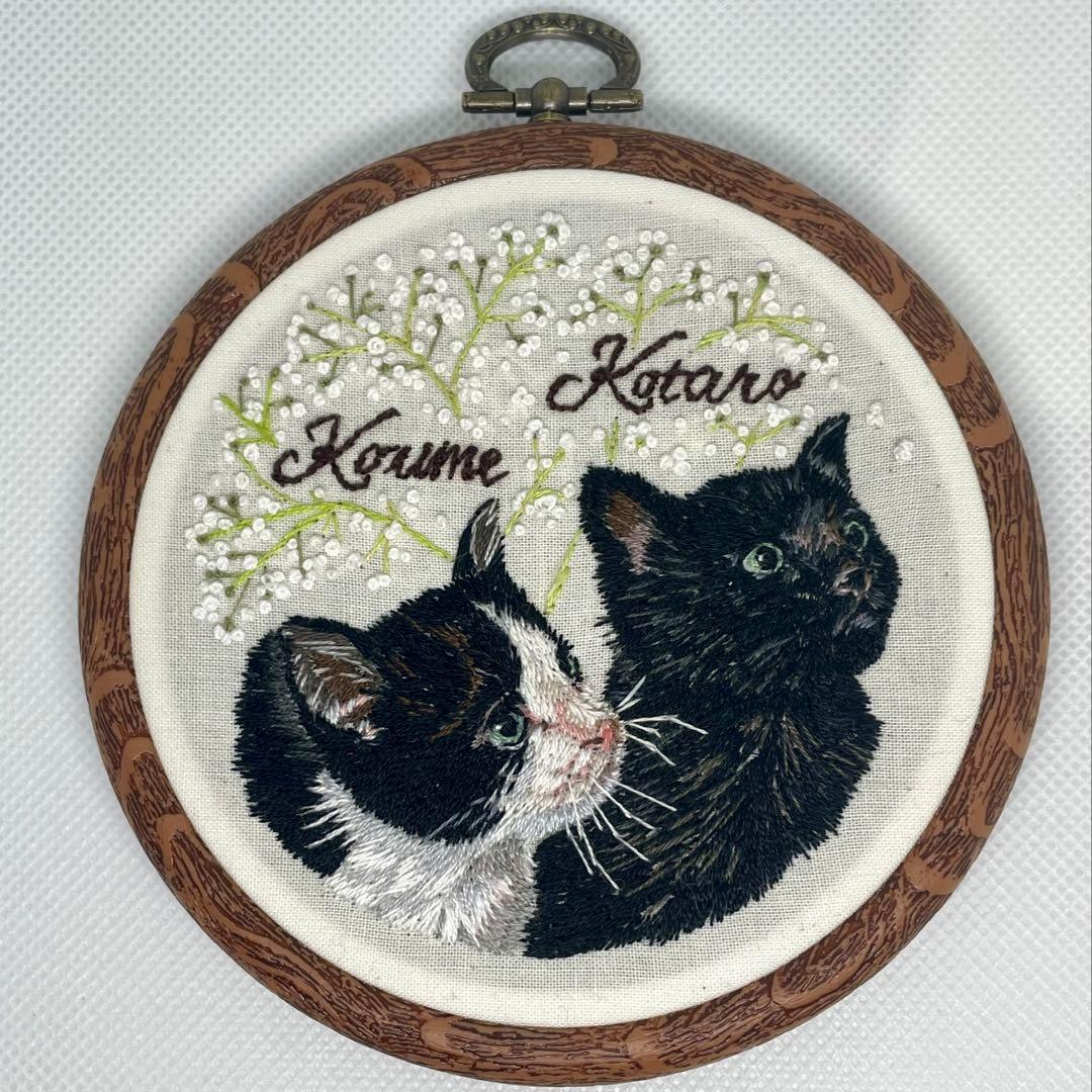 ぽぽうちの子刺繍オーダーメイド