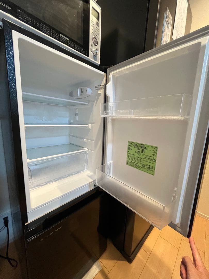 【アイリスオーヤマ】IRIS 133L 2ドア冷蔵庫 IRSD-13A-B