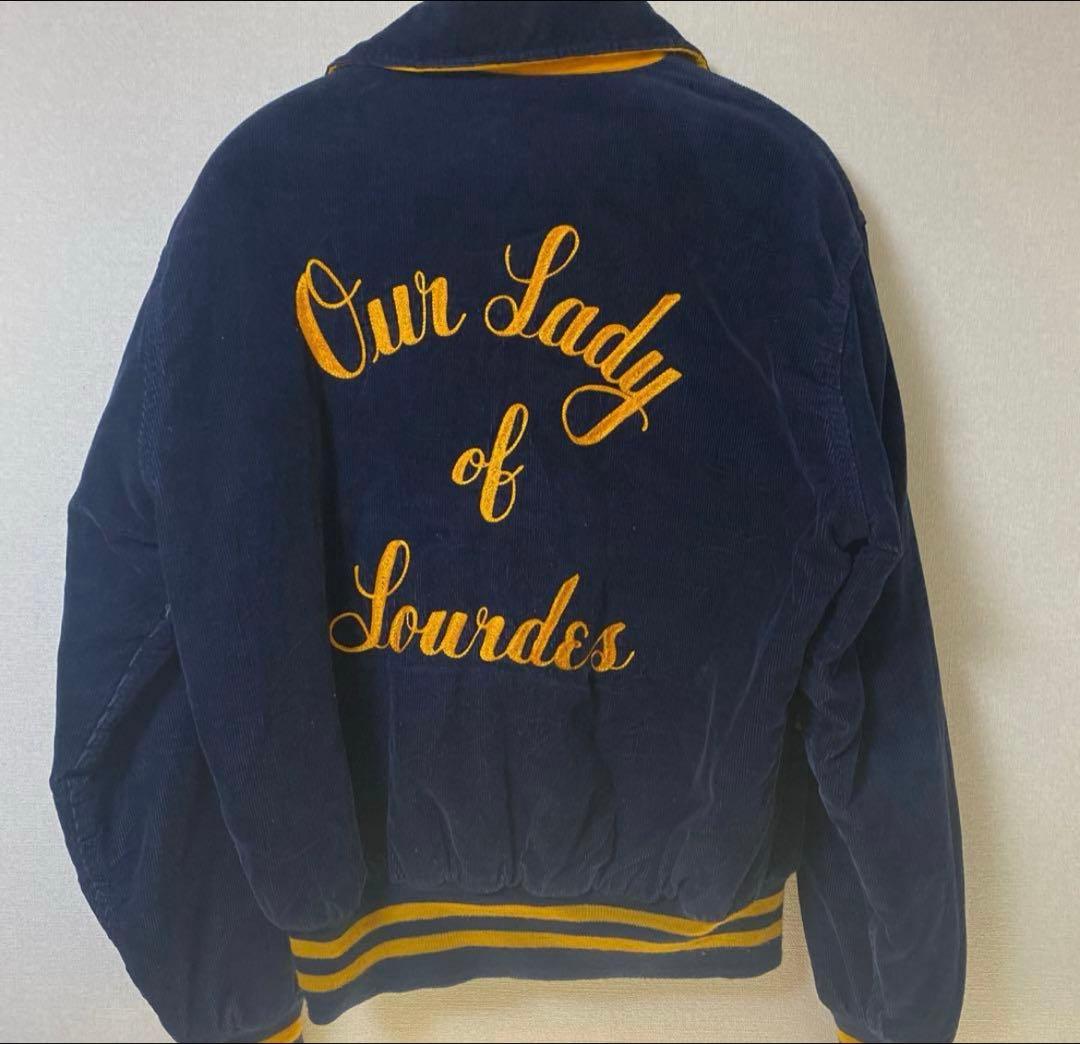 天*様 maple ヴィンテージ　スタジャン USA 襟付き　コーデュロイ　アメ