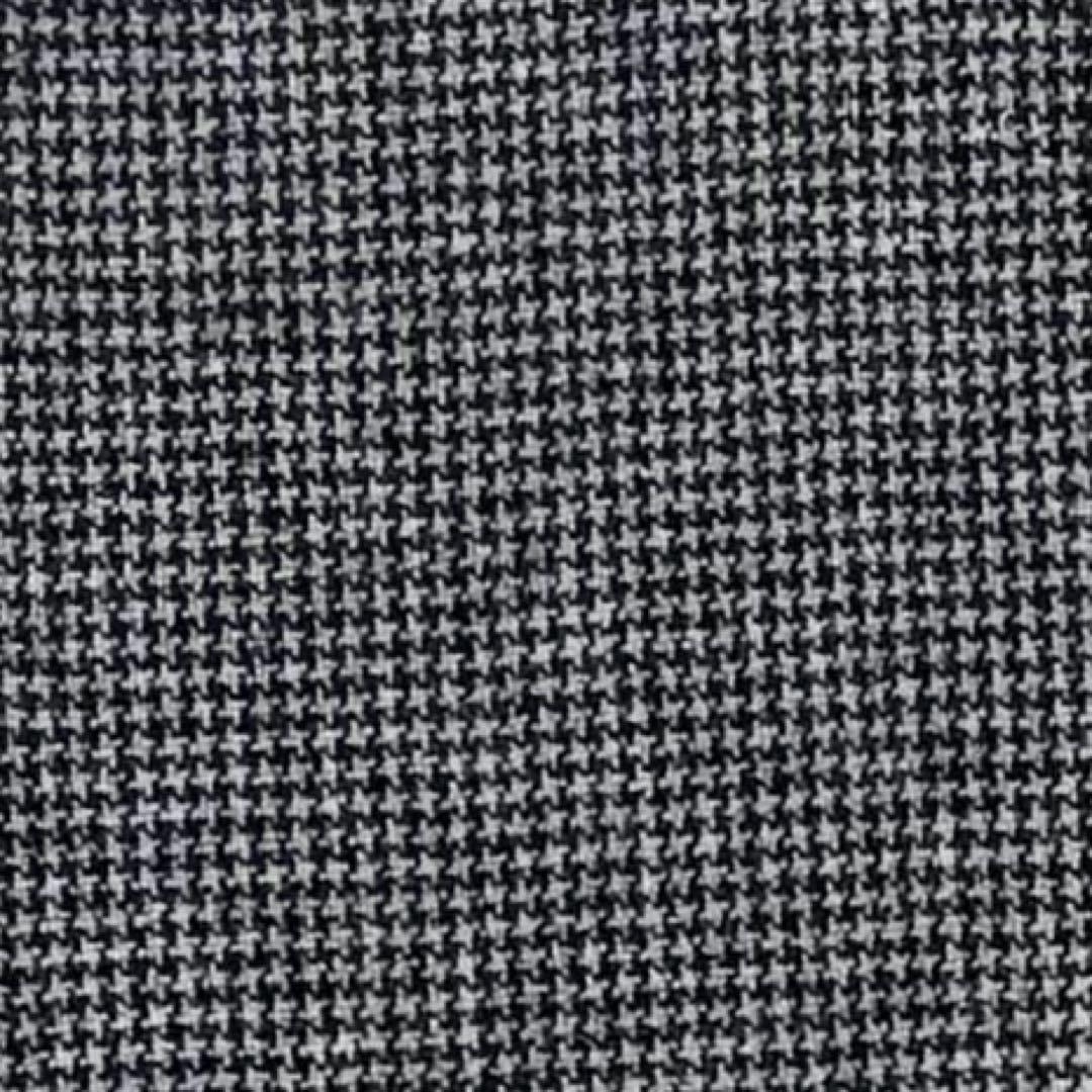 うっちースーツセレクト　尾州ウール　ハウンドトゥース　黒グレー　Y4