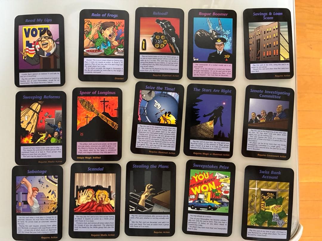 オリジナル版　限定品　イルミナティカード　60枚