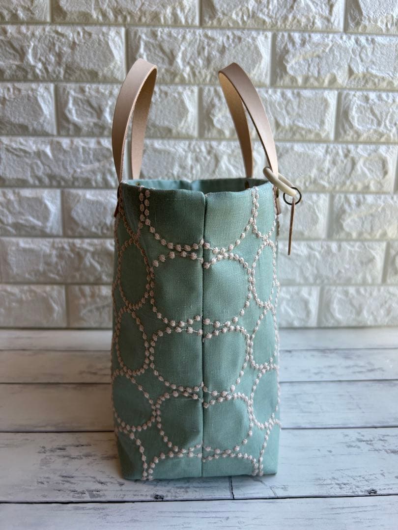 【662】ミナペルホネン　タンバリン　トートバッグL 特別仕様バージョン