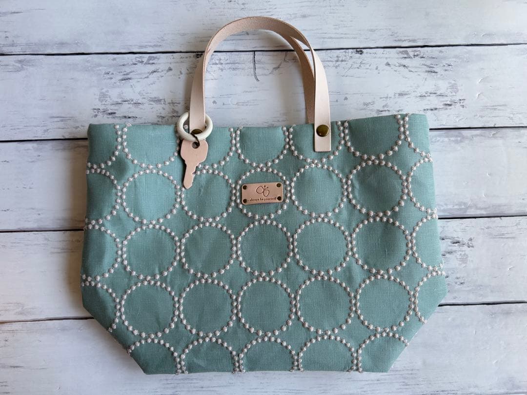 【662】ミナペルホネン　タンバリン　トートバッグL 特別仕様バージョン