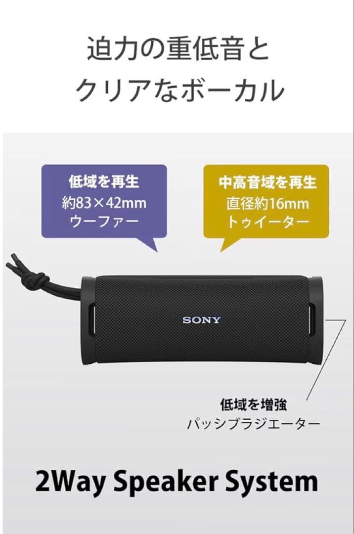 早い者勝ち‼️ 本体のみ SONY ワイヤレススピーカー ULT FIELD 1