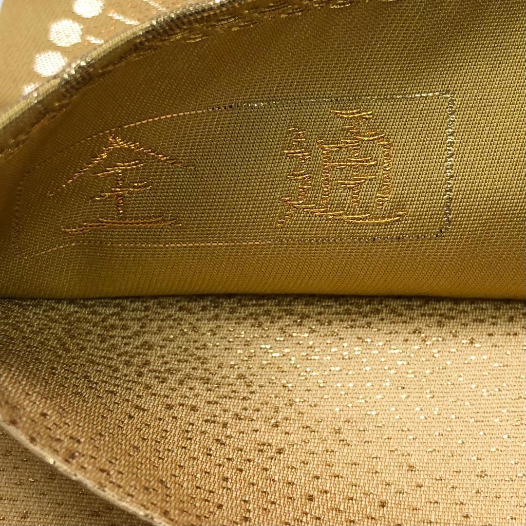 ☆ 袋帯 宝彩 24金箔 プラチナ箔 美しい花模様 金銀糸 O-5889