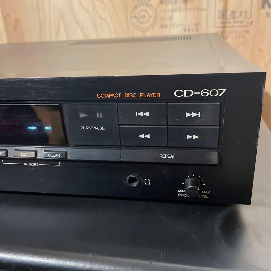 1980年代製　名機NEC CD607  CDプレーヤー