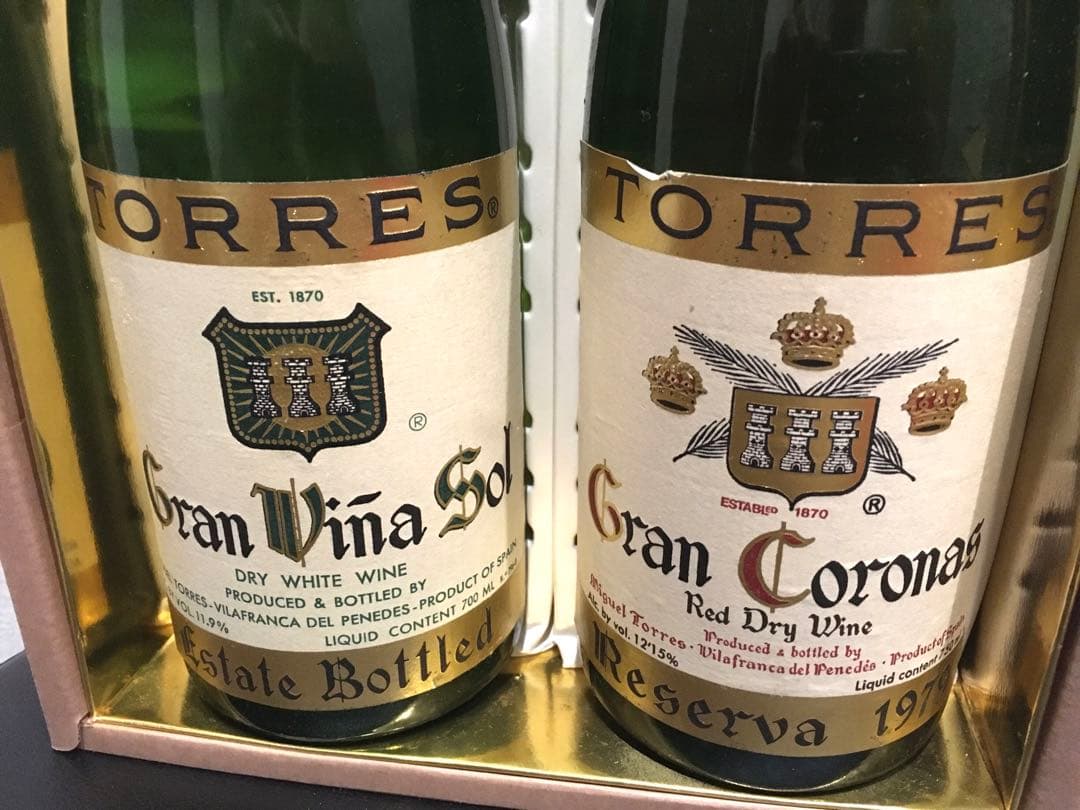 【古酒】Torres Gran Vina Sol & Coronas ワイン