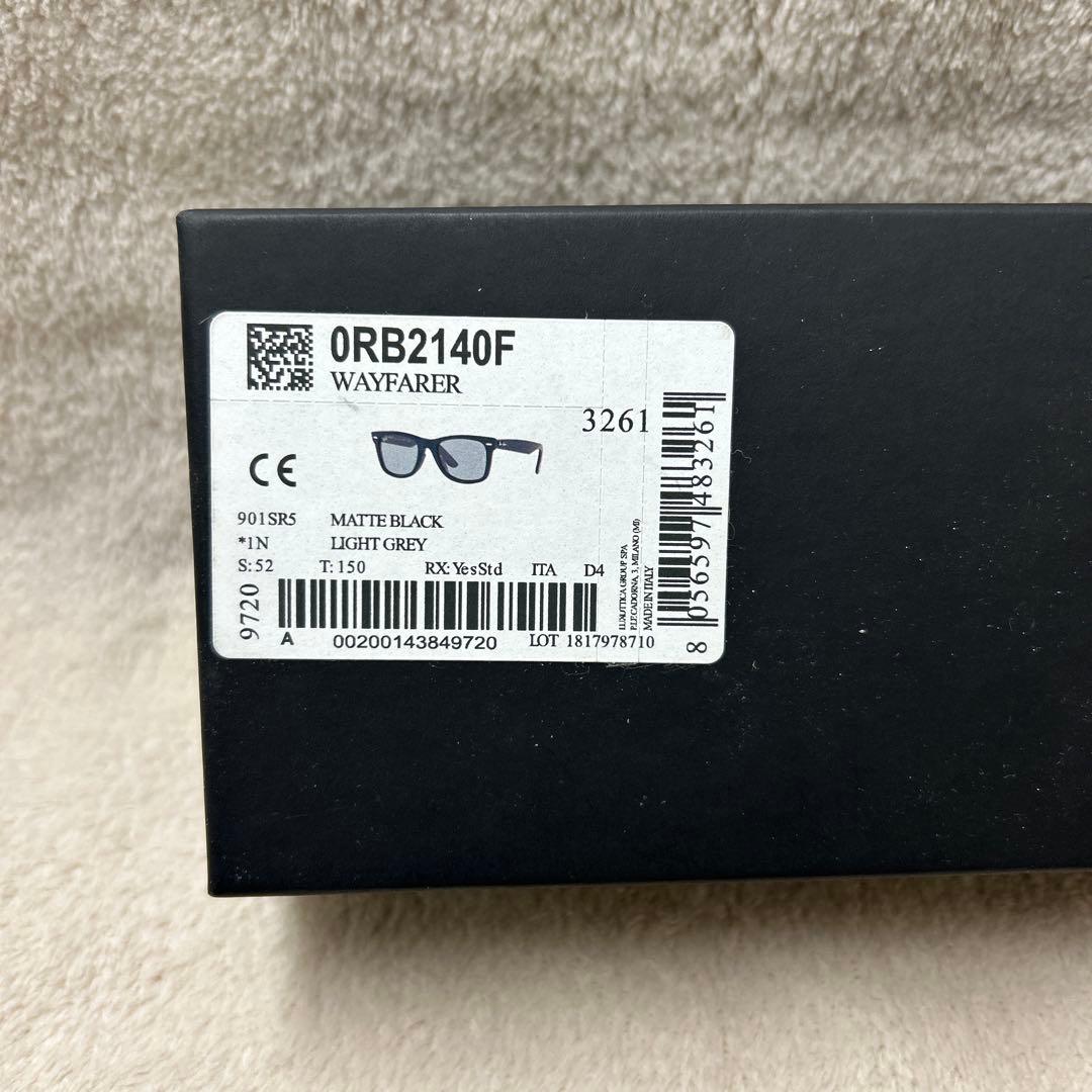 み*送様 Ray-Ban Wayfarer ブラック サングラス　キムタクサイン