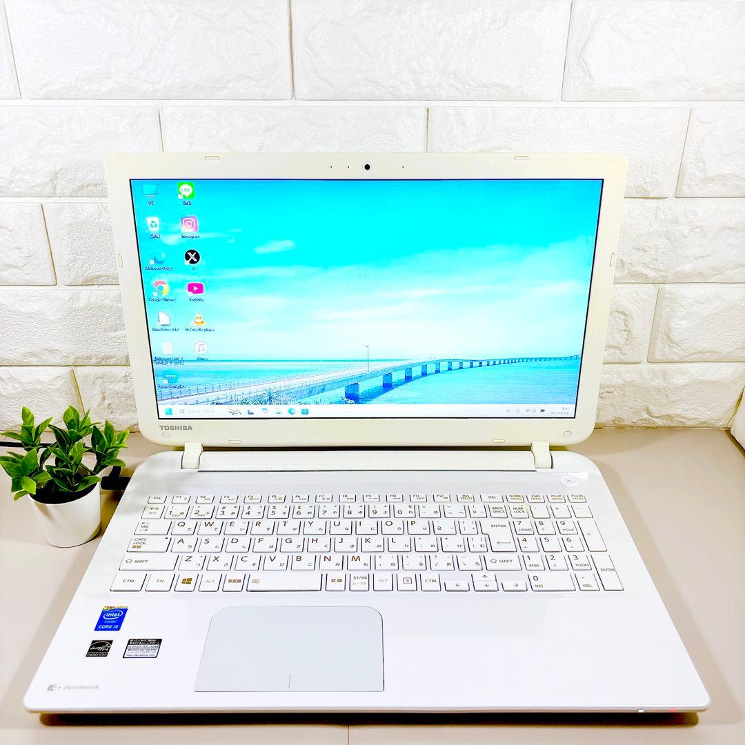 快適SSD✨カメラ i5 メモリ8GB 初心者さん 薄型 ノートパソコン 東芝