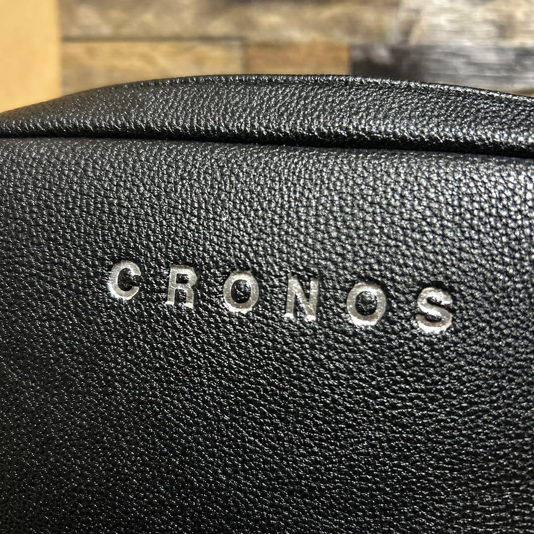 CRONOS クロノスショルダーバッグ ブラック 未使用　タグ付