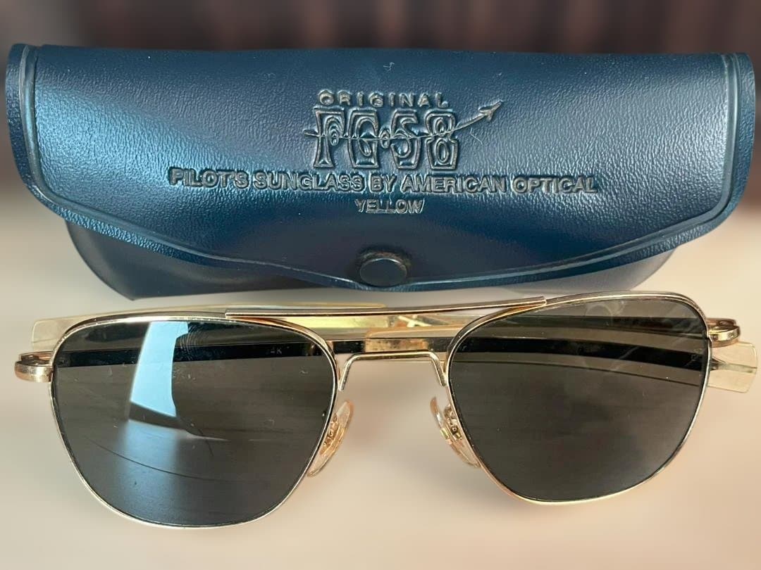 ◆米軍 COMMAND/USA 24K パイロットサングラス ヴィンテージ