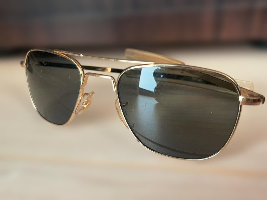 ◆米軍 COMMAND/USA 24K パイロットサングラス ヴィンテージ