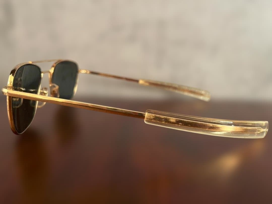 ◆米軍 COMMAND/USA 24K パイロットサングラス ヴィンテージ