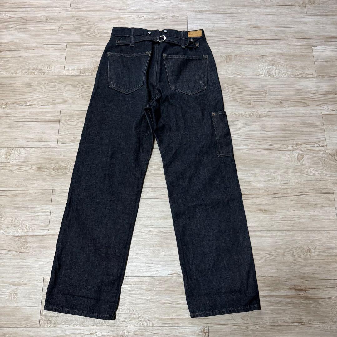 MARGARET HOWELL EDWIN ダークデニム ワイドパンツ