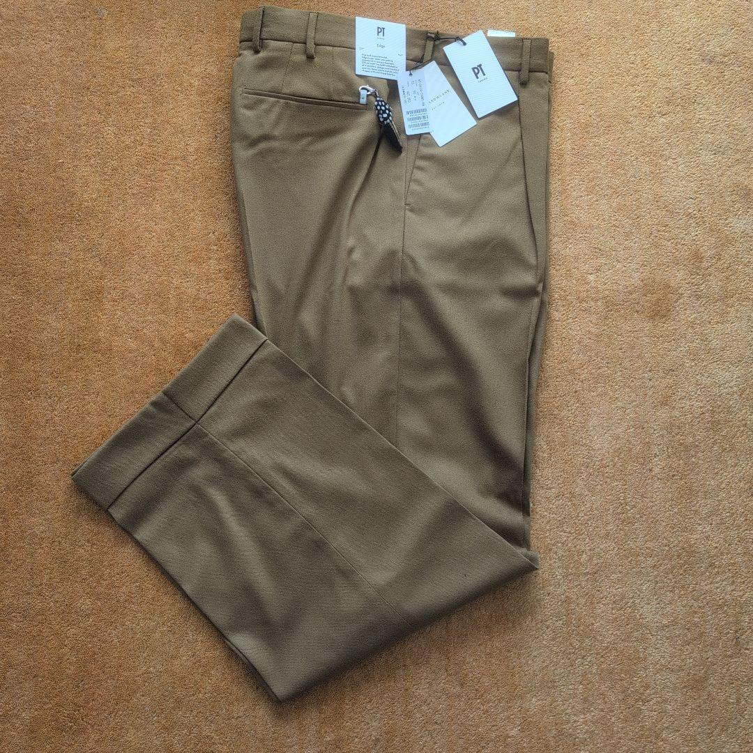 未使用 PT TORINO ウール スラックス トゥモローランド　ワイドパンツ