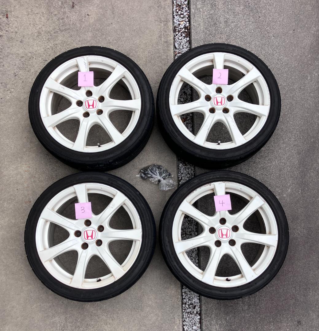 ホンダ シビックtypeR　FD2純正ホイールタイヤ付き 4本セット　送料込み