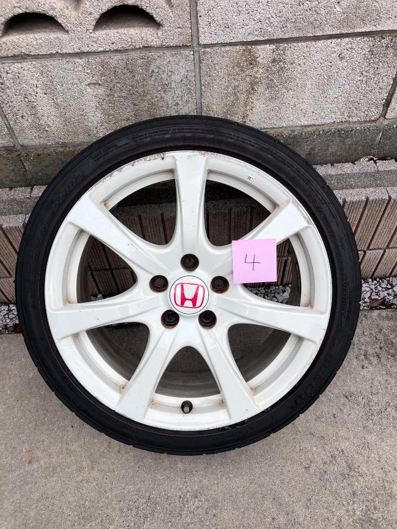 ホンダ シビックtypeR　FD2純正ホイールタイヤ付き 4本セット　送料込み