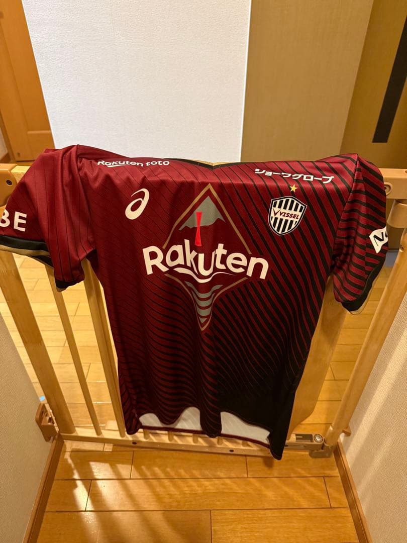 イニエスタ直筆サイン入り2023ヴィッセル神戸ユニホームXL