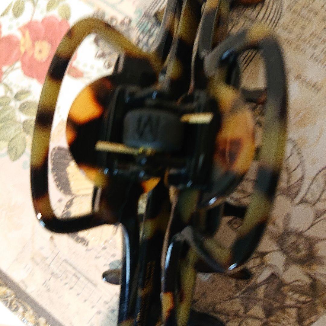 ☆ほぼ新品☆アレクサンドルドゥパリ☆べっ甲＆ブラックヘアクリップ大☆