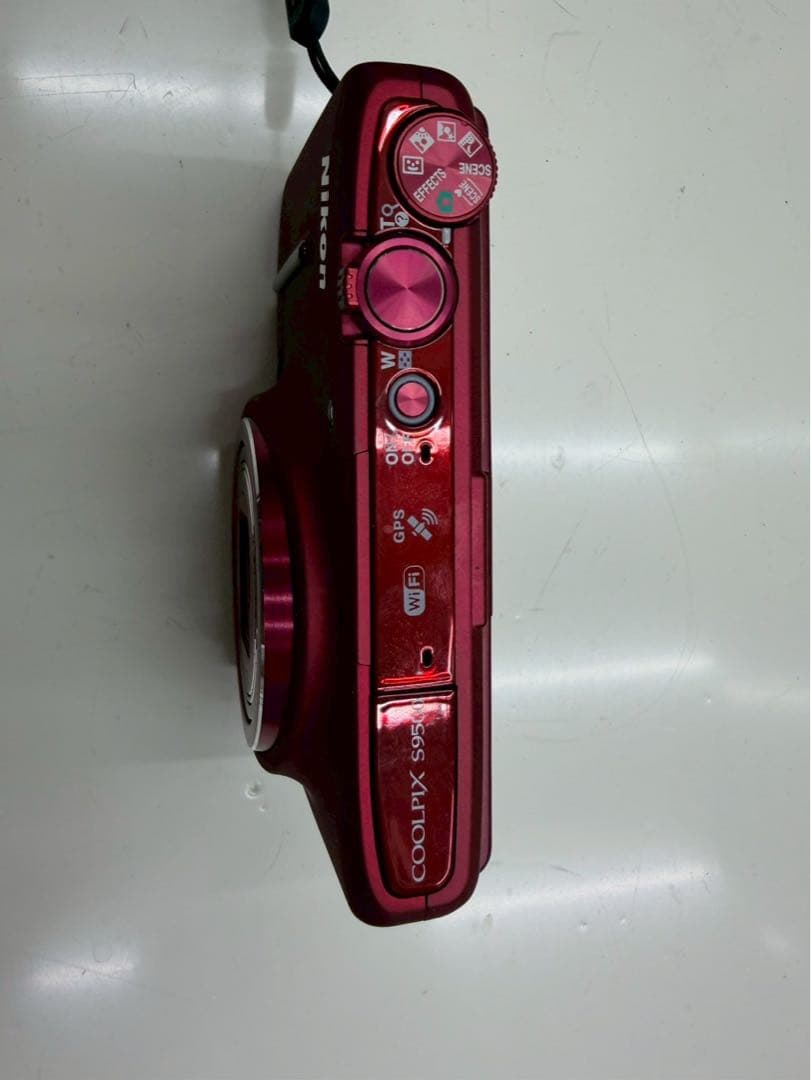 Nikon COOLPIX S9500 レッド 箱付 動作未確認　デジタルカメラ