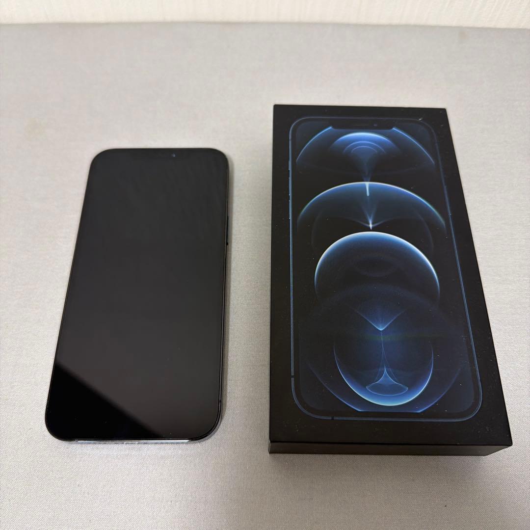 【美品】箱付 Apple iPhone12 Pro Max 128GB 本体