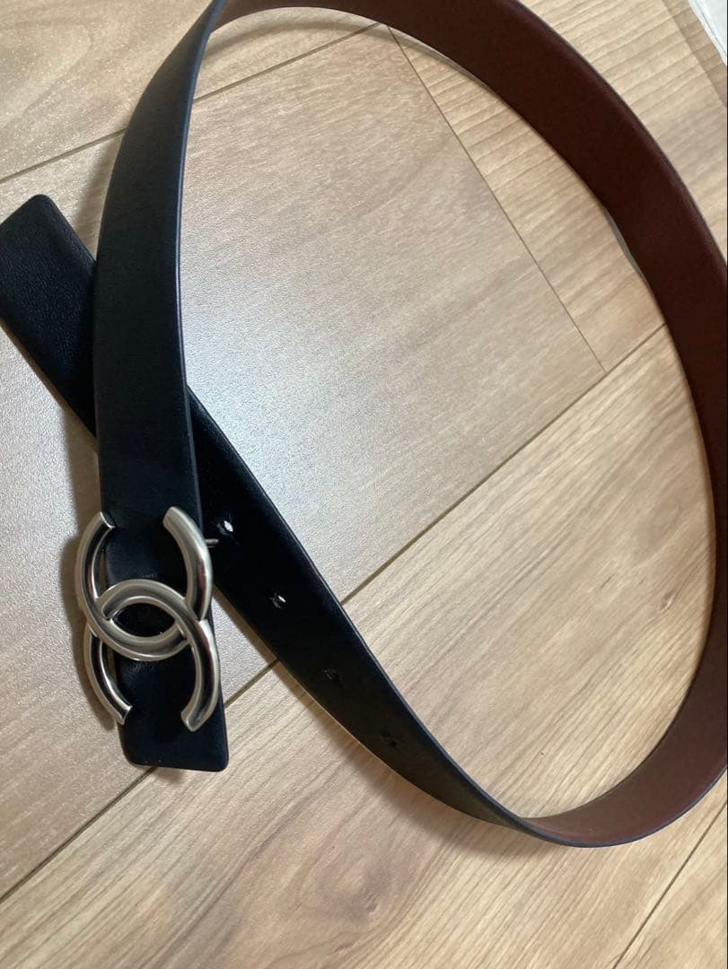 26日までお値下げ　CHANEL リバーシブルベルト　シャネル