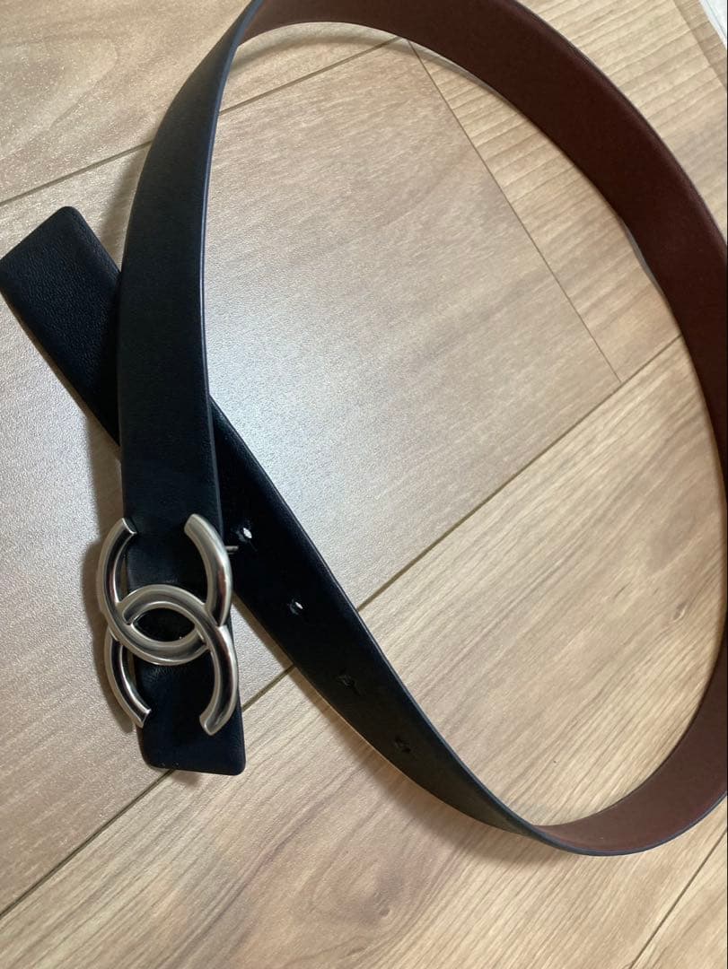 26日までお値下げ　CHANEL リバーシブルベルト　シャネル