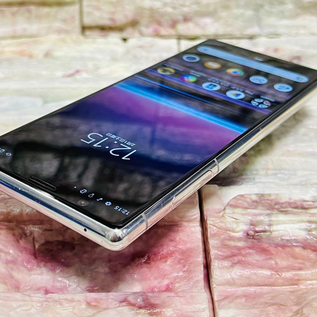 訳あり SIMフリー Xperia 5 64GB グレー 電池良好