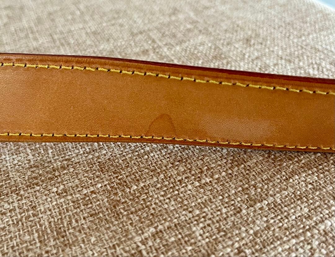 正規品　ルイヴィトン ヌメ革 ショルダーストラップ ゴールド金具