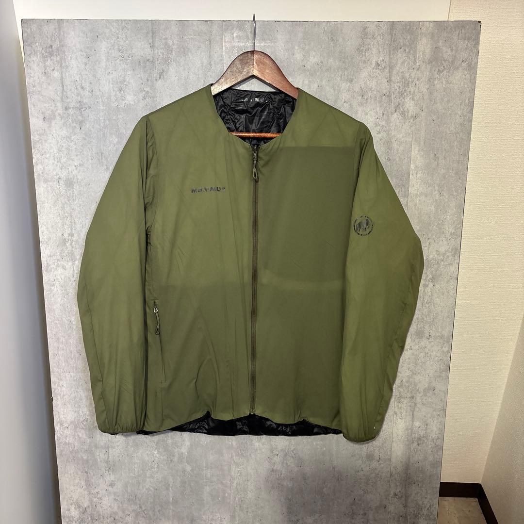 MAMMUT（マムート）セオンインカーディガン／ノーカラーダウンジャケット