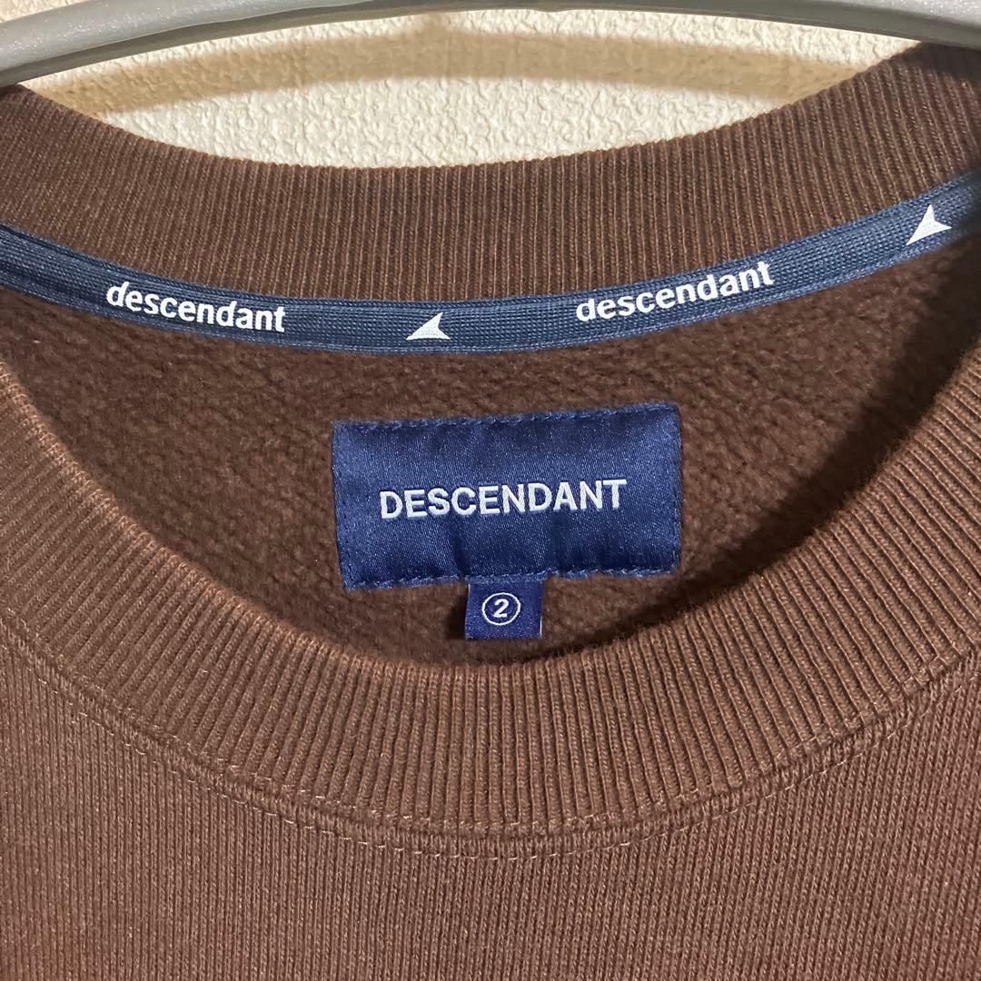 DESCENDANT 24aw HORIZON CREW NECK スウェット