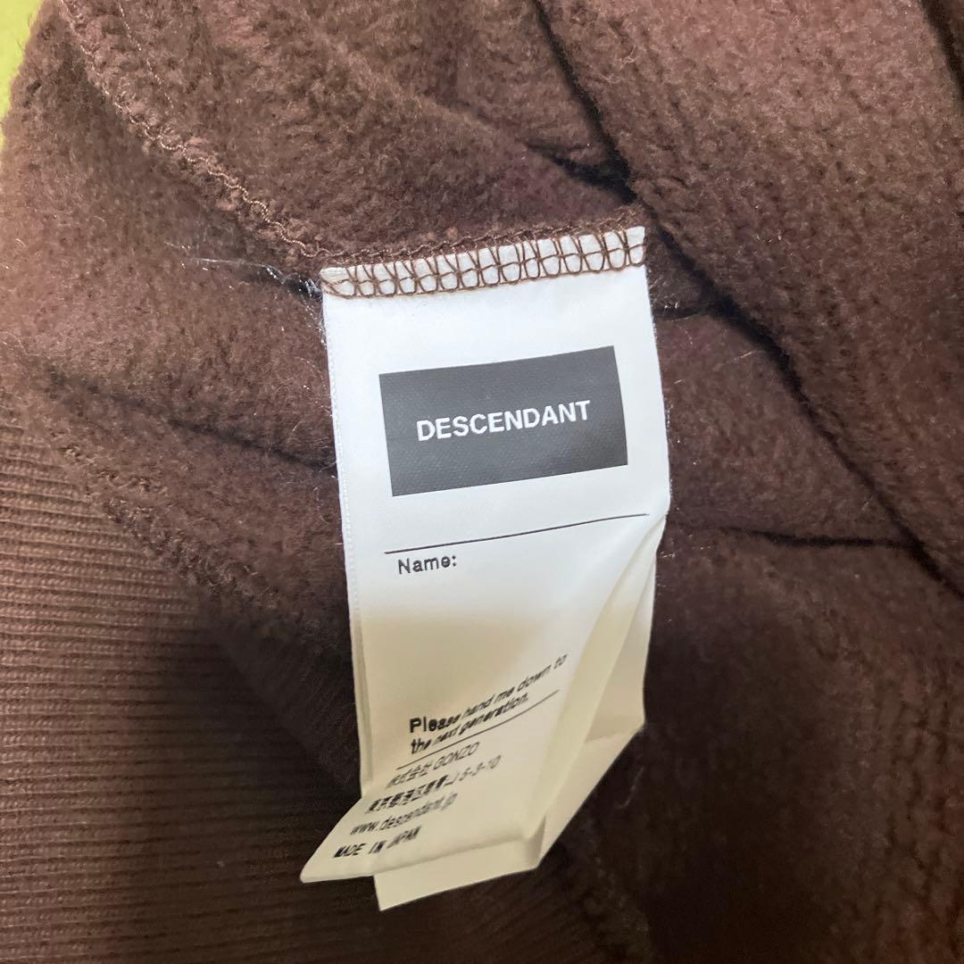 DESCENDANT 24aw HORIZON CREW NECK スウェット